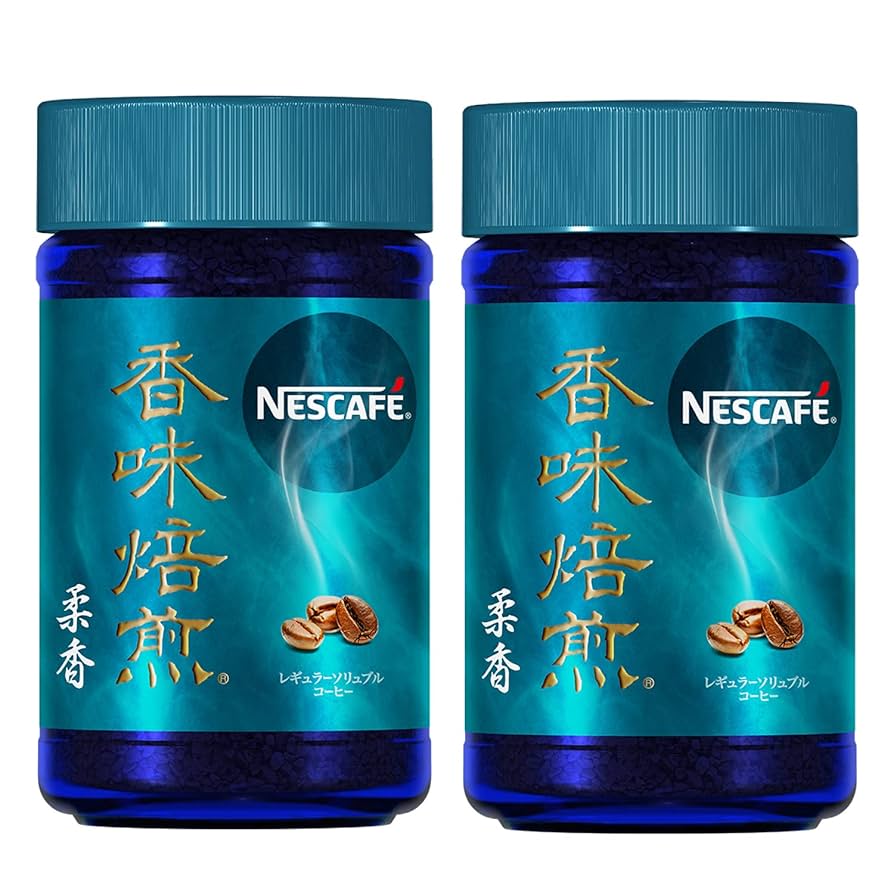 Nestle - ネスカフェ　香味焙煎　柔香　60g　24本　賞味期限2024.1 Amazon.co.jp: ネスレ ネスカフェ 香味焙煎 柔香 60g ×2本